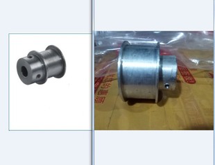 T11平皮带用滑轮平皮带轮平皮带滑轮转轴平带轮 P10 ENC11 D40