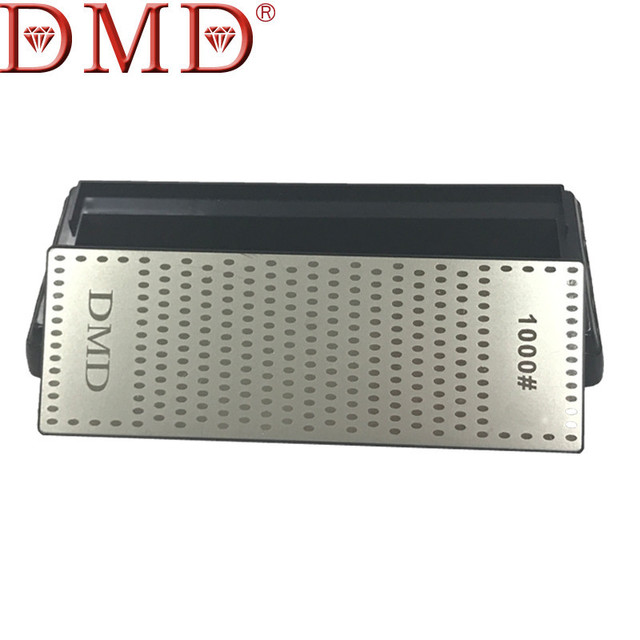 DMD家用双面钻石磨刀石蜂巢型底座开刃家用菜刀油石晶格400/1000#