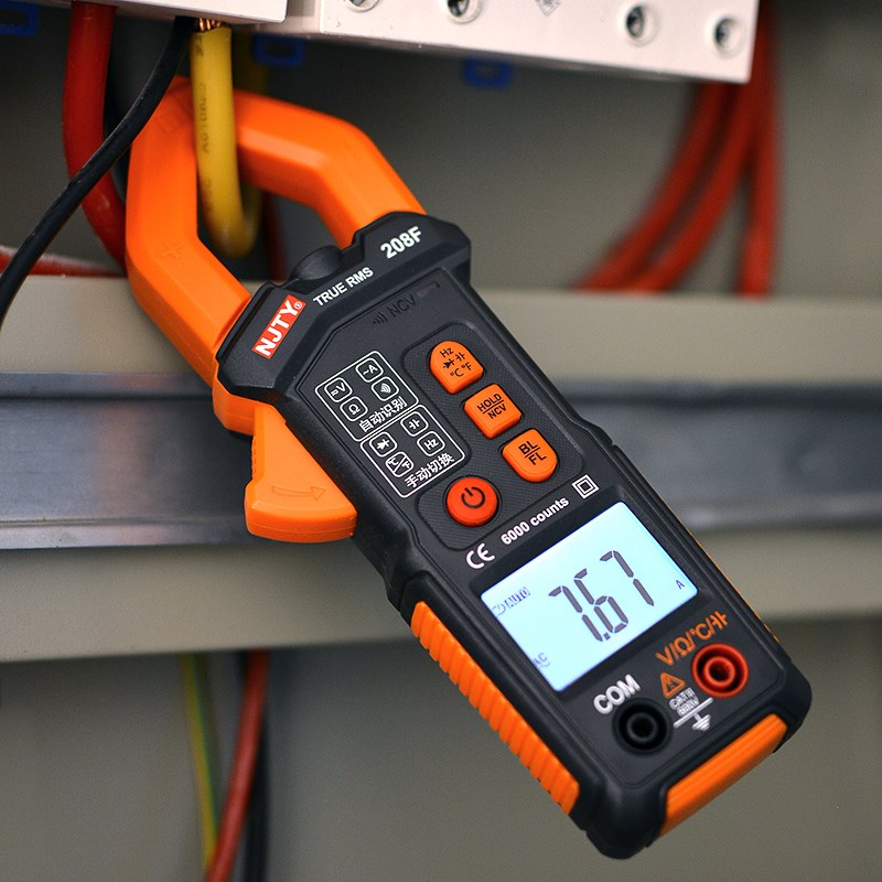 南京天宇钳形表高精度防烧多功能电工万用表钳表电流表电容钳流表