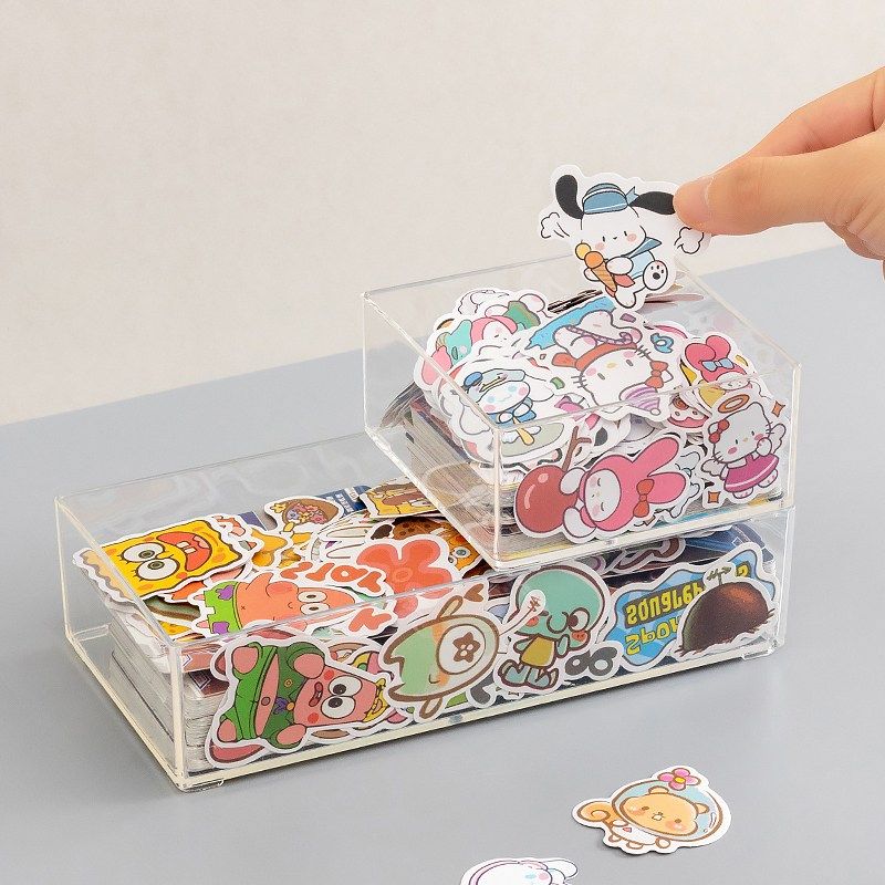 明星爱豆小卡收纳盒正方形可叠加透明无盖储物盒小卡保护咕盘收纳,搬运/仓储/物流设备,其他起重搬运设备,淘宝优惠券,粉丝福利购,淘宝优惠卷