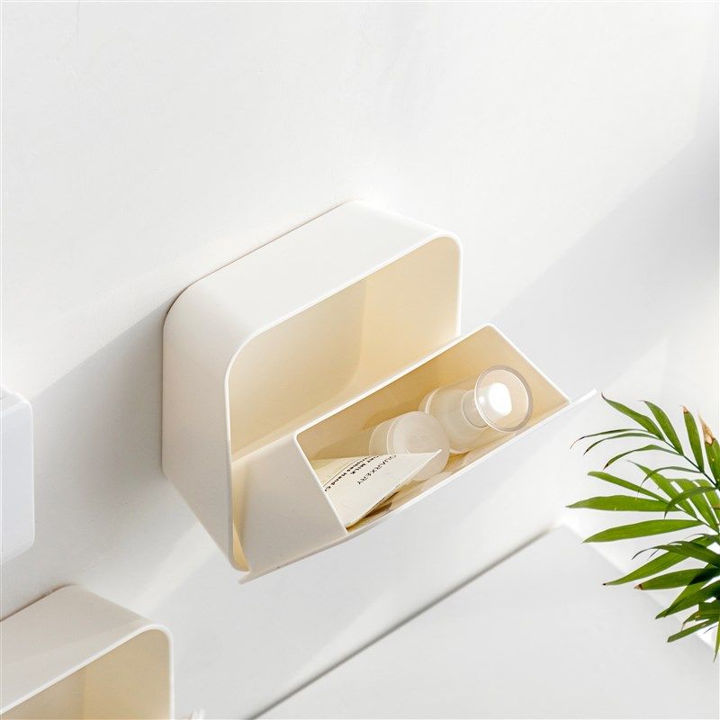 宿舍壁挂式杂物化妆棉收纳盒翻带盖防尘卸妆棉收纳盒子棉签棉棒,搬运/仓储/物流设备,其他起重搬运设备,淘宝优惠券,粉丝福利购,淘宝优惠卷