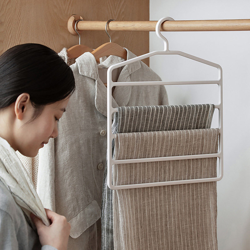 多功能裤架无痕多层折叠家用衣柜裤子衣架魔术裤夹收纳神器裤挂架,纺织面料/辅料/配套,服装加工设备,淘宝优惠券,粉丝福利购,淘宝优惠卷