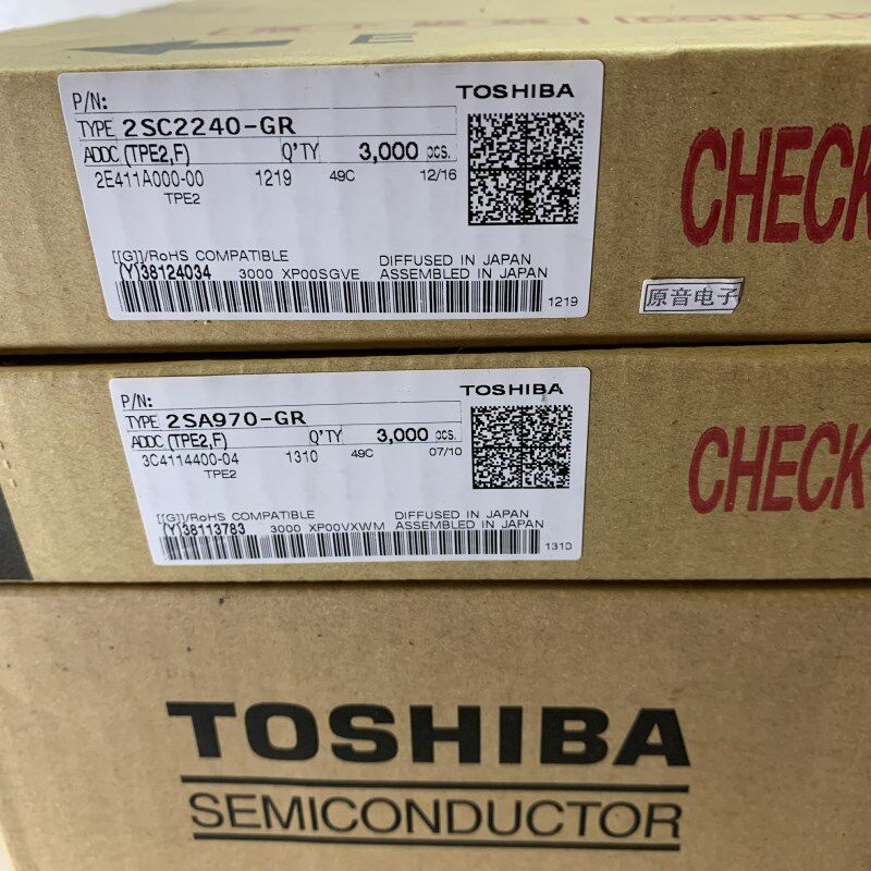 原装日本东芝2SA970 2SC2240音响对管 小功率对管GR档东芝管