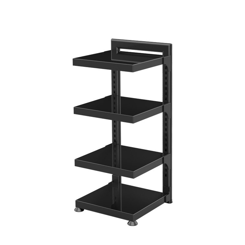 新疆包邮厨房置物架家用台面多层锅具收纳架下水槽橱柜分层放锅架