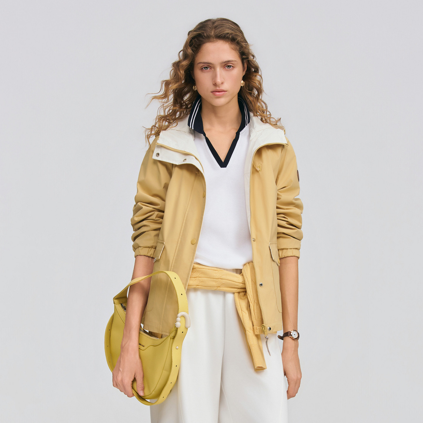 POLOWALK女士外套2026春季新款女装双面穿连帽休闲户外夹克外套 - POLOWALK女装旗舰店出品