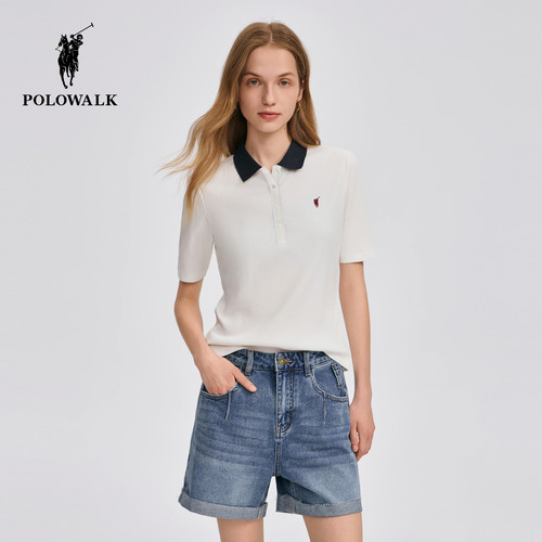 POLOWALK女士短袖POLO衫