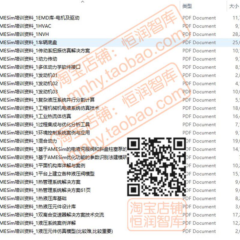 Amesim液压系统建模仿真资矿山专用设备