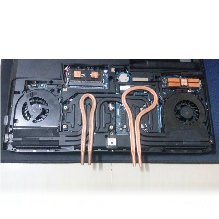 笔记本水冷散热器改装 TG-BJB 4.5外径 扁铜管 T2紫铜扁管