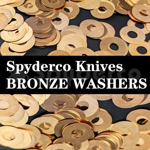 铜片C81蜘蛛C158/C186黄铜垫片 垫圈刀具 开合垫片黄铜 SPYDERCO