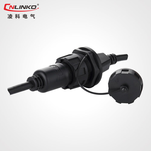 USB3.0 防水接头数据连接器公对母,母对母座防水航空插头延长线