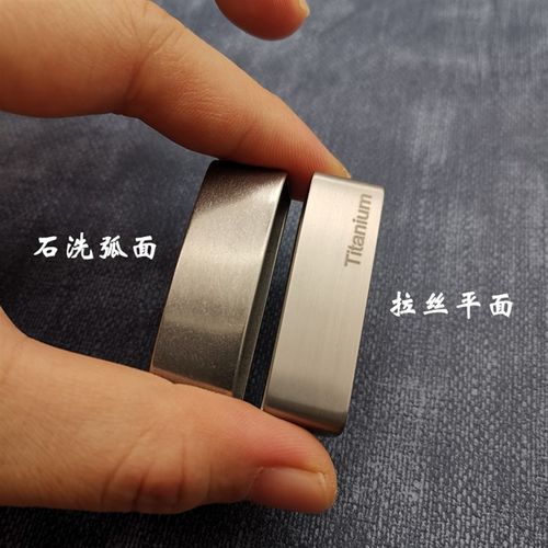 纯钛皮带环圈 防过敏钛合金属皮带配件皮环腰带尾部固定环钛介子