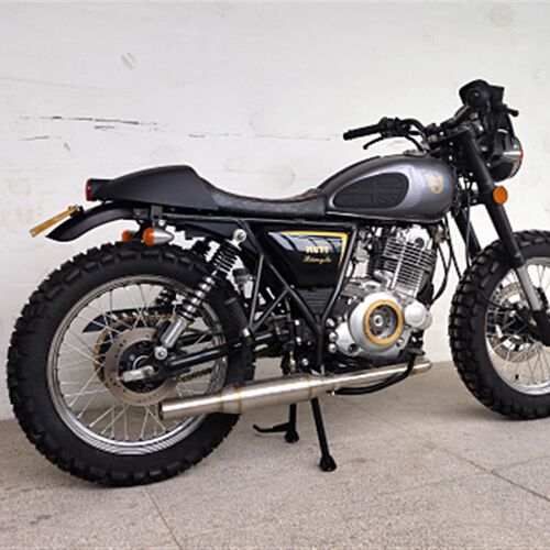 适用大脚怪250改装硬质驼峰坐垫鞍座 轻骑游侠攀爬款坐垫LED尾灯