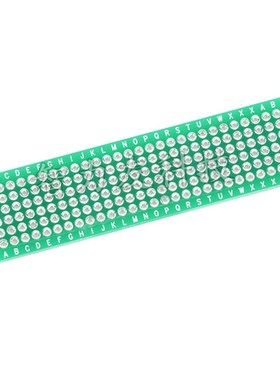 2*8cm 双面镀锡万能板 玻纤绿油万用板 2X8CM 20*80mm 间距2.54mm