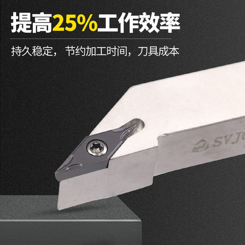 数控车床刀杆外圆车刀刀具93度SVJCR2020K16/2525M16尖刀仿形加工