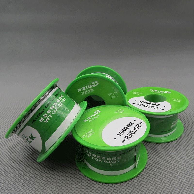 快克锡丝0.3/0.4/0.5/0.6mm松香有铅焊63/37手机维修焊接电线路板