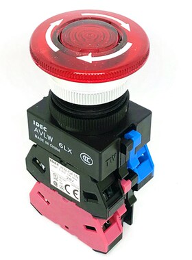 IDEC正品和泉AVLW49911R 49902R 49922 49901R蘑菇头急停按钮开关