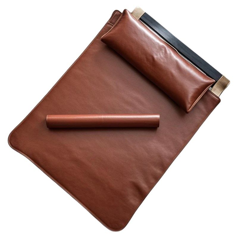 特厚整张牛皮席头层水n牛皮凉席子1.8米软席1.5米硬席真皮床垫套