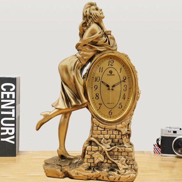 欧式座钟客厅现代简约台钟静音个性家用卧室艺术钟表装饰创意时钟,家居饰品,座钟,淘宝优惠券,粉丝福利购,淘宝优惠卷