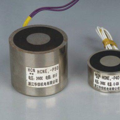 P25/20 直流吸盘式电磁铁 吸力50N 12v 24v 小型 微型 华信 HCN,电子元器件市场,吸铁石/磁铁/强磁/巴克球,淘宝优惠券,粉丝福利购,淘宝优惠卷