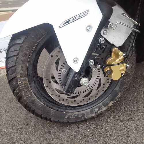 适用于豪爵AFR125改ABS防抱死刹车系统USR加大240MM一体刹车盘