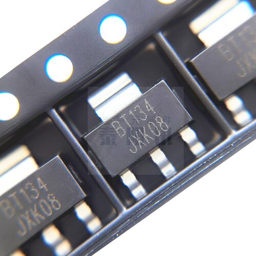 BT134 贴片SOT-223 BT134W-600E 4A600V 双向可控硅 晶闸管 国产