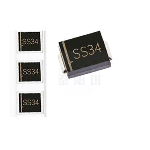 贴片肖特基二极管SS34 1N5822 IN5822 SMC 3A/40V  现货 可配单