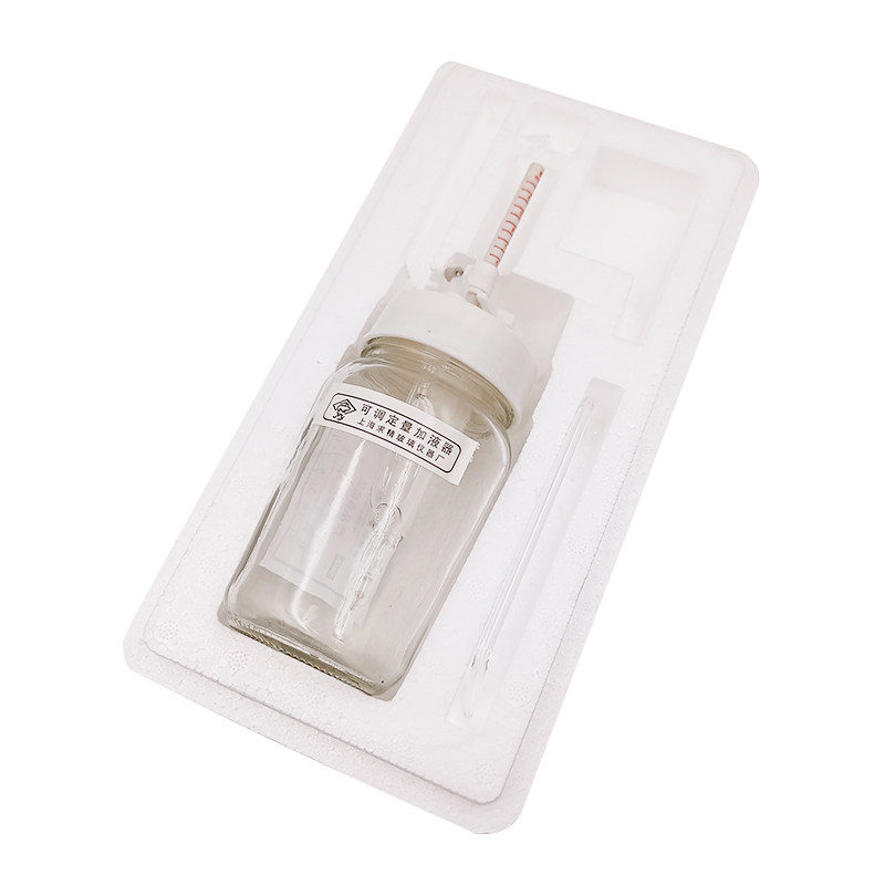 可调定量加液器1 5 10ml I型白色透明玻璃瓶250 500ml玻璃加液瓶