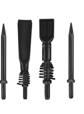 风镐配件弹簧气镐镐钎宽扁头宽铲G101520气镐扒胎铲C4C6气铲铲头