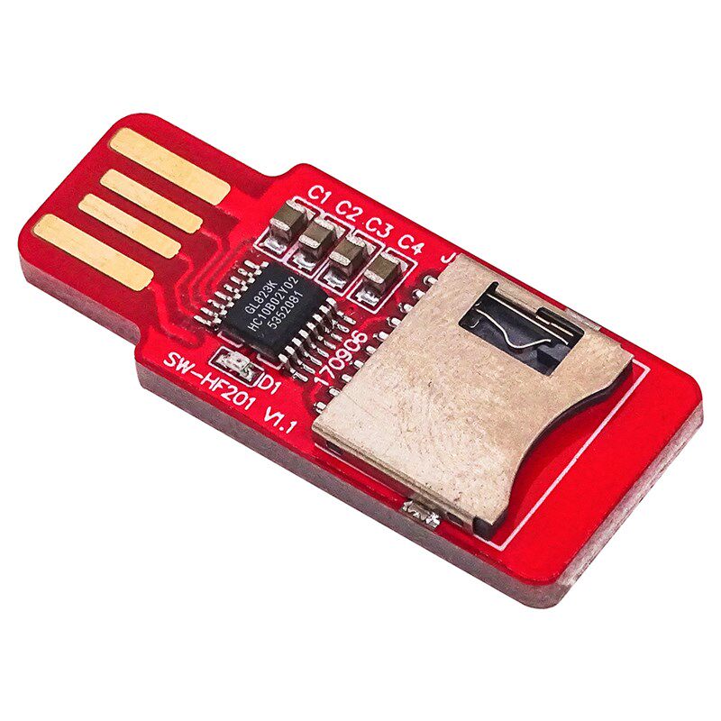 USB2.0TF卡读卡器 MICROSD卡/手机内存卡读卡器