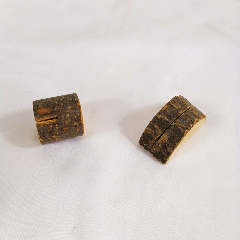 ins北欧卡片展示座 照片夹明信片卡插实木chic席位卡菜单夹摆件