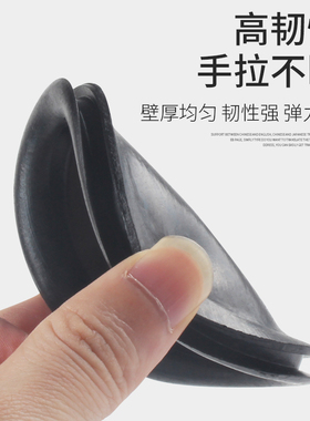 黑色单面护线圈橡胶密封圈硅胶圈塞堵配电箱出线孔护口过孔保护套