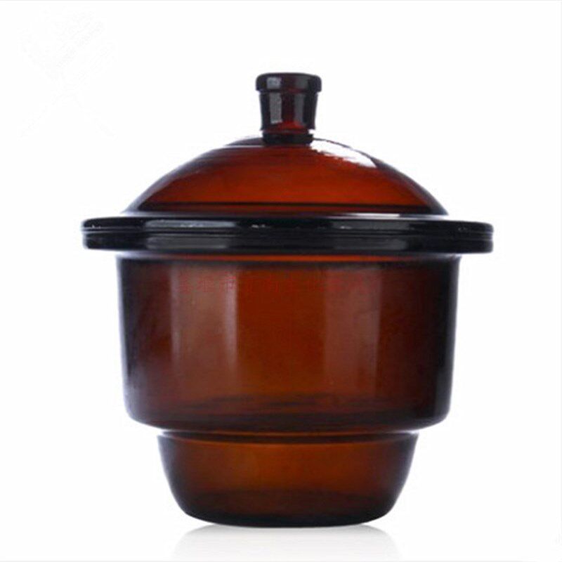 棕色玻璃真空干燥器150 180 210 240 300 350 400mm避光密封罐