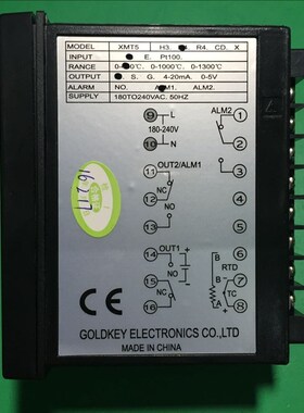 常州高崎电子GDK CH402温控仪XMT5-8011K02 8012K02智能温控器