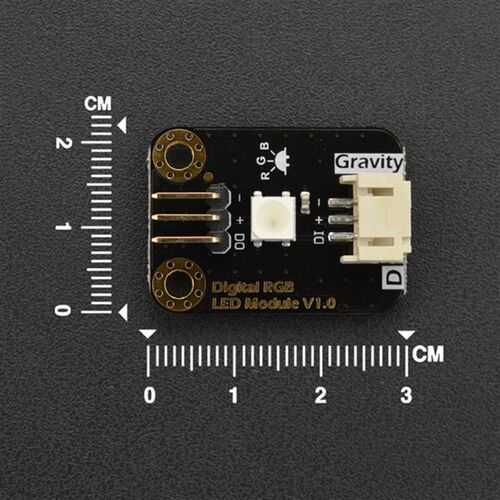 【易级联】Gravity:数字RGB全彩LED模块免焊接兼容W2812 RGB灯带