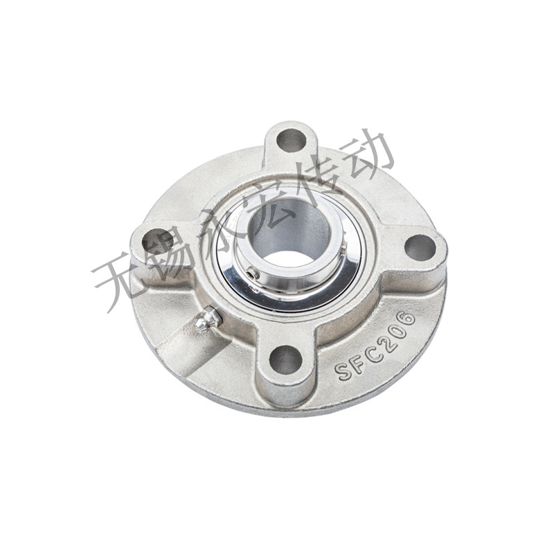 304材质不锈钢外球面轴承圆形座SUCFC204 205 206 FC207 208 209