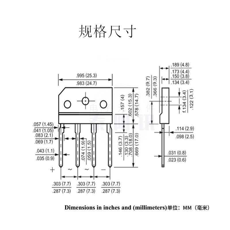 KBJ1010桥堆KBJ10M 10A 1000V KBJ1010G整流桥 现货直销 原装正品