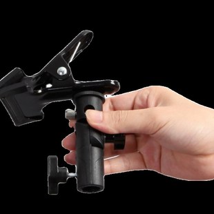 E型大力夹支架大力夹子反光板固定架子摄影背景布柔光板打光板卡