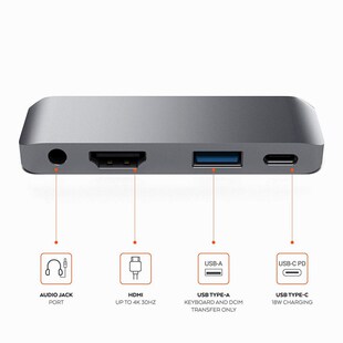 type-c扩展坞4K高清hub显示器HDMI+3.5+usb+pd笔记本电脑Switch