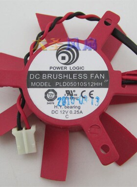 原装 ATI PLD05010S12HH 显卡风扇 直径45mm 孔距32mm 2线风扇