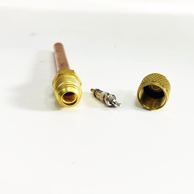 冰箱单向阀针阀气门芯加注口加氟接口充注阀冰柜加气嘴空调包邮