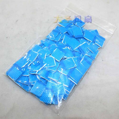 南北桥与显存矽胶片 导热垫 固态矽脂 散热片 16*15*0.5 (4片)