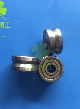 外圈带V型槽 三角槽弹簧机轴承V626ZZ V62010  内径6外径20厚10mm