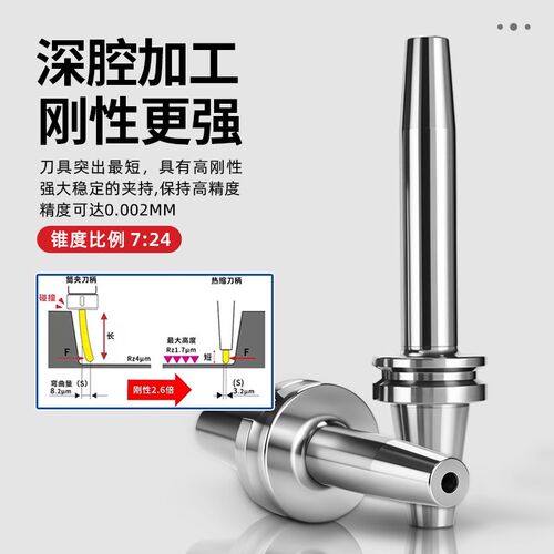 SF热缩刀柄BT40/BT30一体式HSK63A电磁感应热胀冷缩烧结刀柄