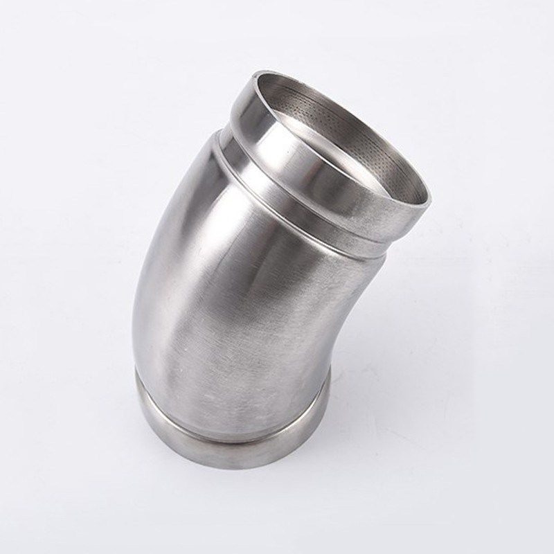 304不锈钢沟槽45度弯头316不锈钢消防给排水水管沟槽弯头连接管件