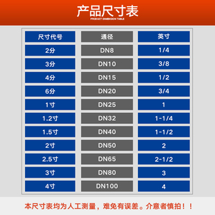 304不锈钢球阀三片式高台内螺纹316L内牙气动平台开关阀门DN25 50