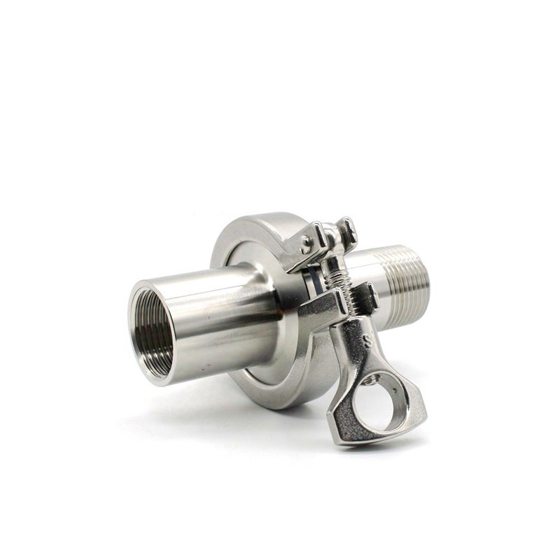 卫生级快装内外丝卡箍套装304不锈钢快装外牙内扣卡箍成套4分 6分