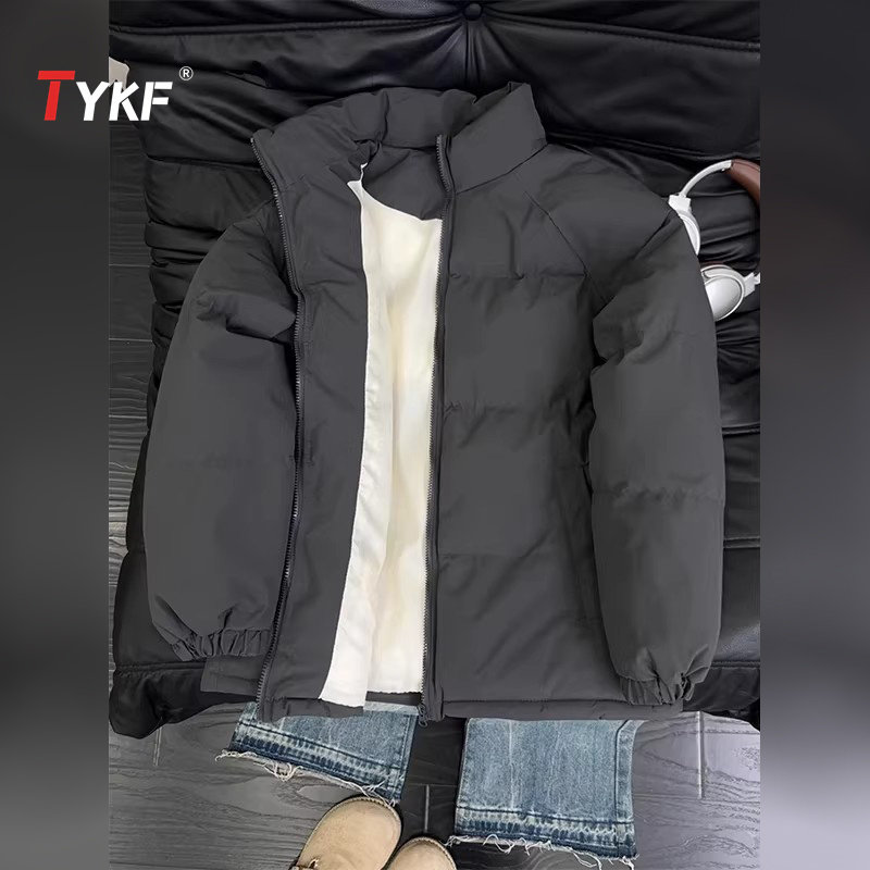 高端立领羽绒棉服男外套男士2025新款冬季加厚保暖夹克男款冬装潮