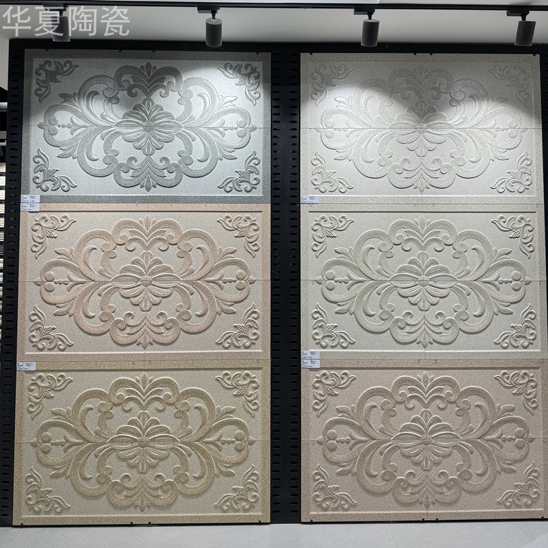 罗马柱瓷砖底座花片浮雕砖农村家用外墙瓷砖雕T花窗花檐口拼花砖