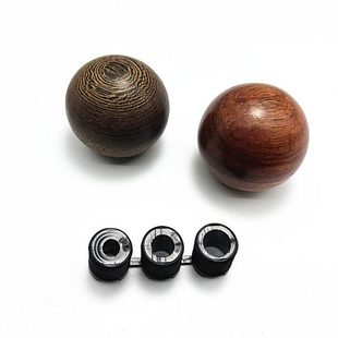 汽车改装排挡头实木手动档把头档位自动波棍头桃木纹通用螺纹手球