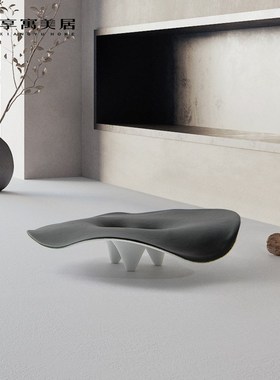 简约现代创意抽象陶瓷果盘摆件样板间售I楼处酒店客厅茶几桌面摆